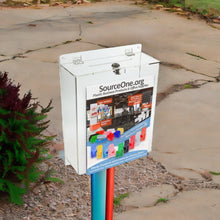 Load image into Gallery viewer, 8.5" x 11" Wall Mount Comment Box or Donation Box with Front Sign Holder