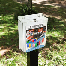 Load image into Gallery viewer, 8.5" x 11" Wall Mount Comment Box or Donation Box with Front Sign Holder