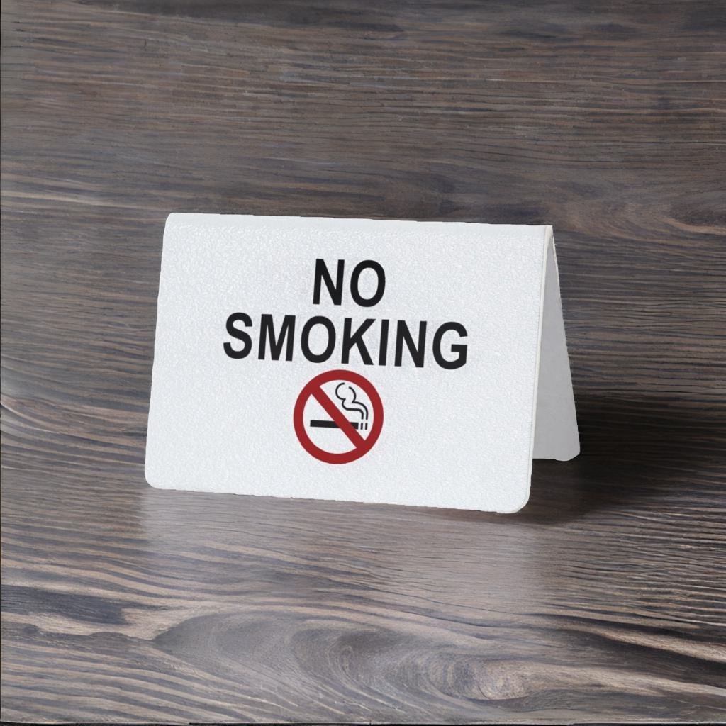 No Smoking Table Sign