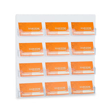 Load image into Gallery viewer, 12 pocket wall mount business card holder