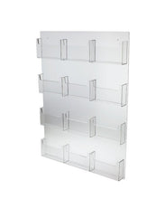 Load image into Gallery viewer, 12 pocket wall mount post card holder