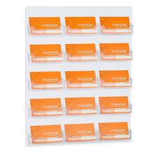Load image into Gallery viewer, 18 pocket wall mount business card holder