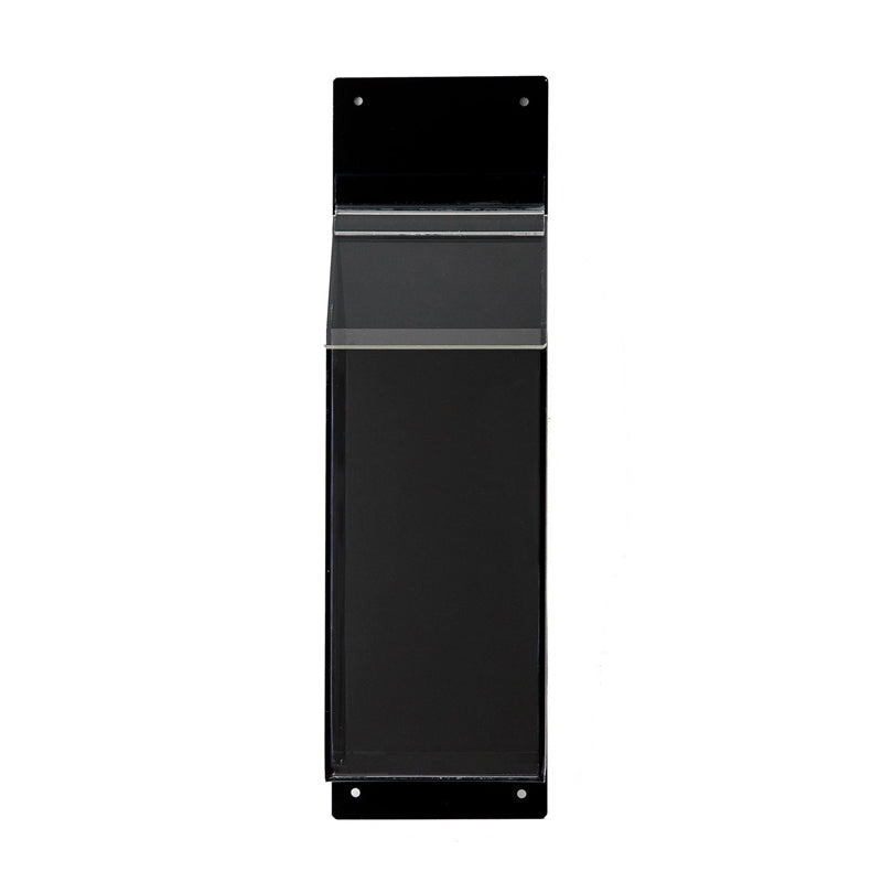 1 pocket black outdoor brochure holder