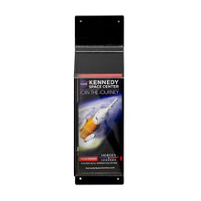 Load image into Gallery viewer, 1 pocket black outdoor brochure holder