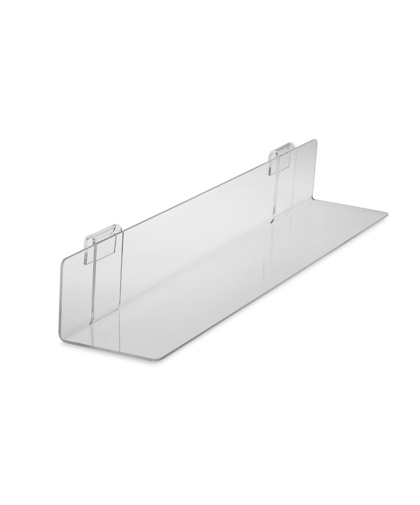 Gridwall Clear Acrylic Shelf