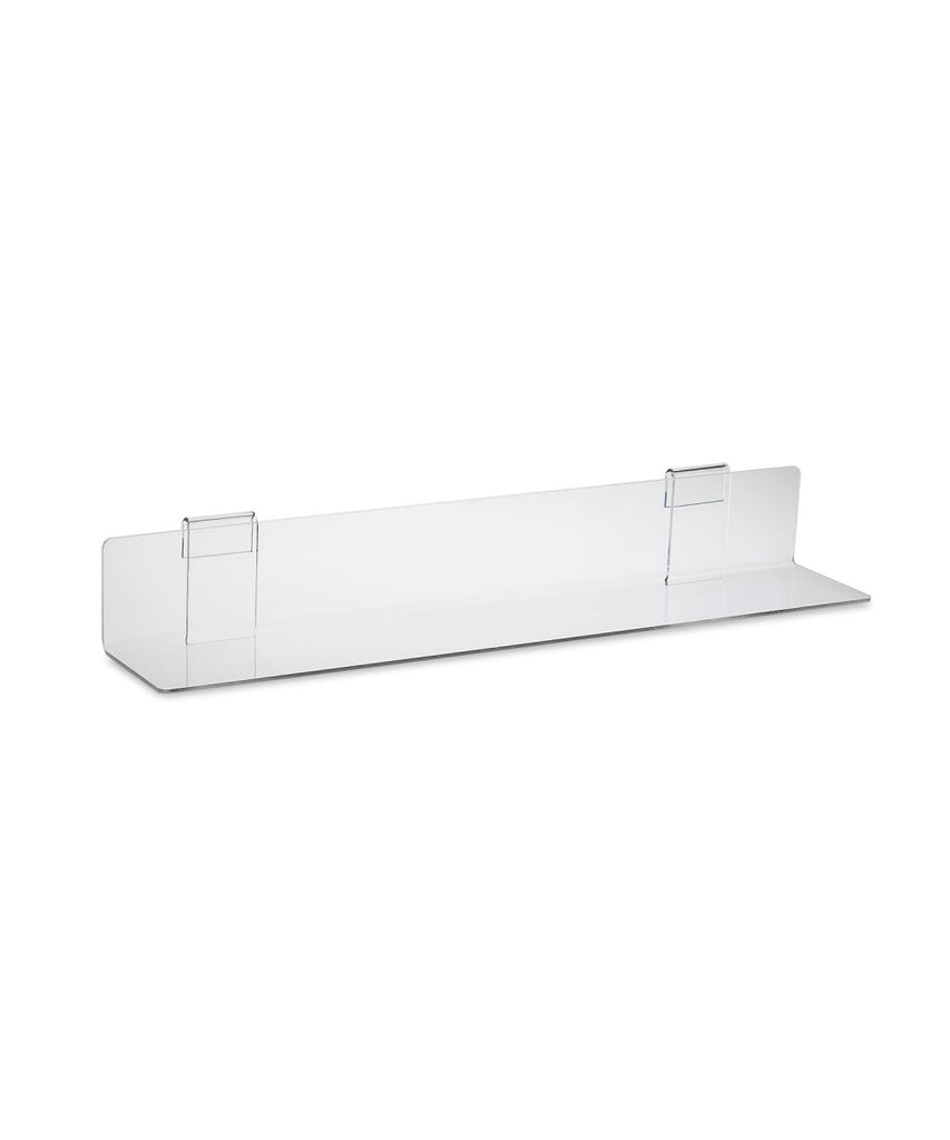 Gridwall Clear Acrylic Shelf