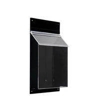 Load image into Gallery viewer, 2 pocket black outdoor brochure holder