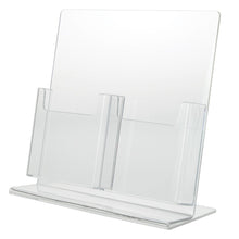 Load image into Gallery viewer, Trifold Brochure Holder for 4" x 9" Brochure, 2 Pocket