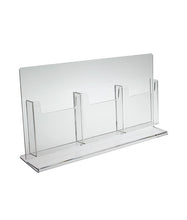 Load image into Gallery viewer, Trifold Brochure Holder for 4" x 9" Brochure, 3 Pocket