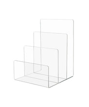 Load image into Gallery viewer, Acrylic Desktop File Organizer and Sorter for files, notebooks and paper