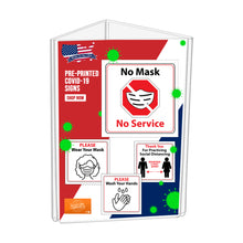 Load image into Gallery viewer, Multi-Panel Table Tent Sign Holder