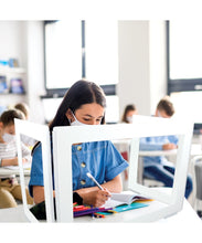 Load image into Gallery viewer, School Classroom Desk Shield for Students with Window Panels