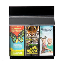 Load image into Gallery viewer, 3 pocket outdoor brochure holder
