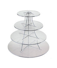 Load image into Gallery viewer, 4-Tier Cupcakes and Dessert Display Stand, 16" Round