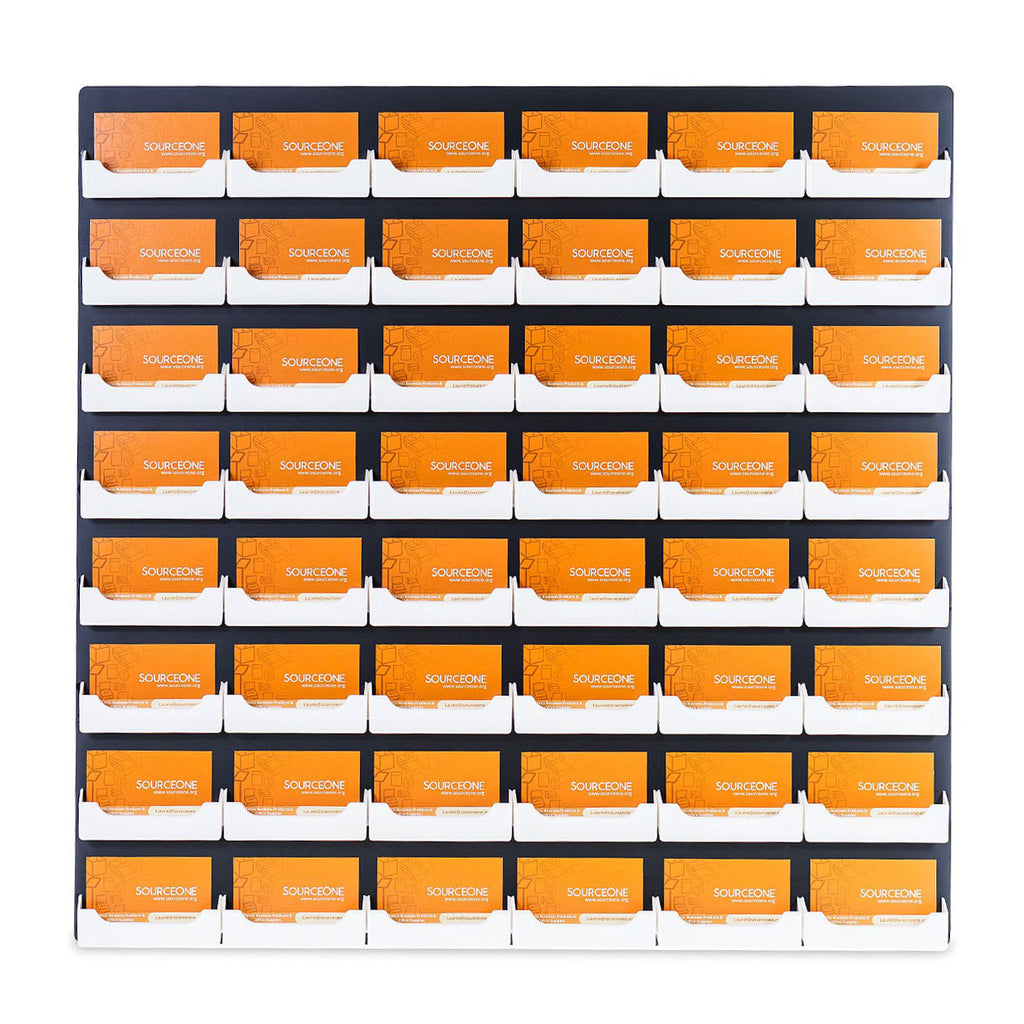48 Pocket Wall Mount Business Card Holder