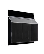 Load image into Gallery viewer, 4-Pocket Outdoor Brochure Holder with Lid, Black