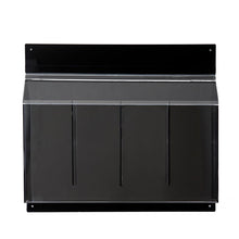 Load image into Gallery viewer, 4-Pocket Outdoor Brochure Holder with Lid, Black