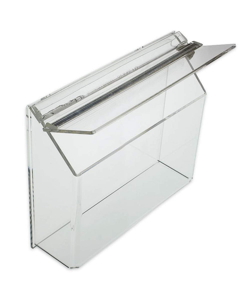 Postcard Holder with Lid for Outdoor Use, Wall Mount