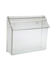Load image into Gallery viewer, Postcard Holder with Lid for Outdoor Use, Wall Mount