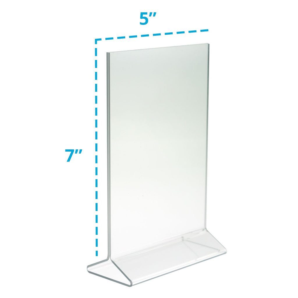 Upright & Top Loading Table Tent Sign Holder
