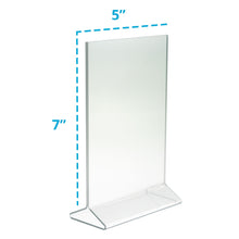 Load image into Gallery viewer, Upright & Top Loading Table Tent Sign Holder