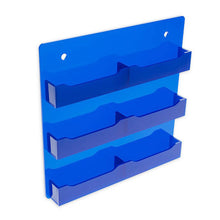 Load image into Gallery viewer, Clear 6 Pocket Wall Mount Business Card Holder