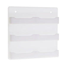 Load image into Gallery viewer, Clear 6 Pocket Wall Mount Business Card Holder