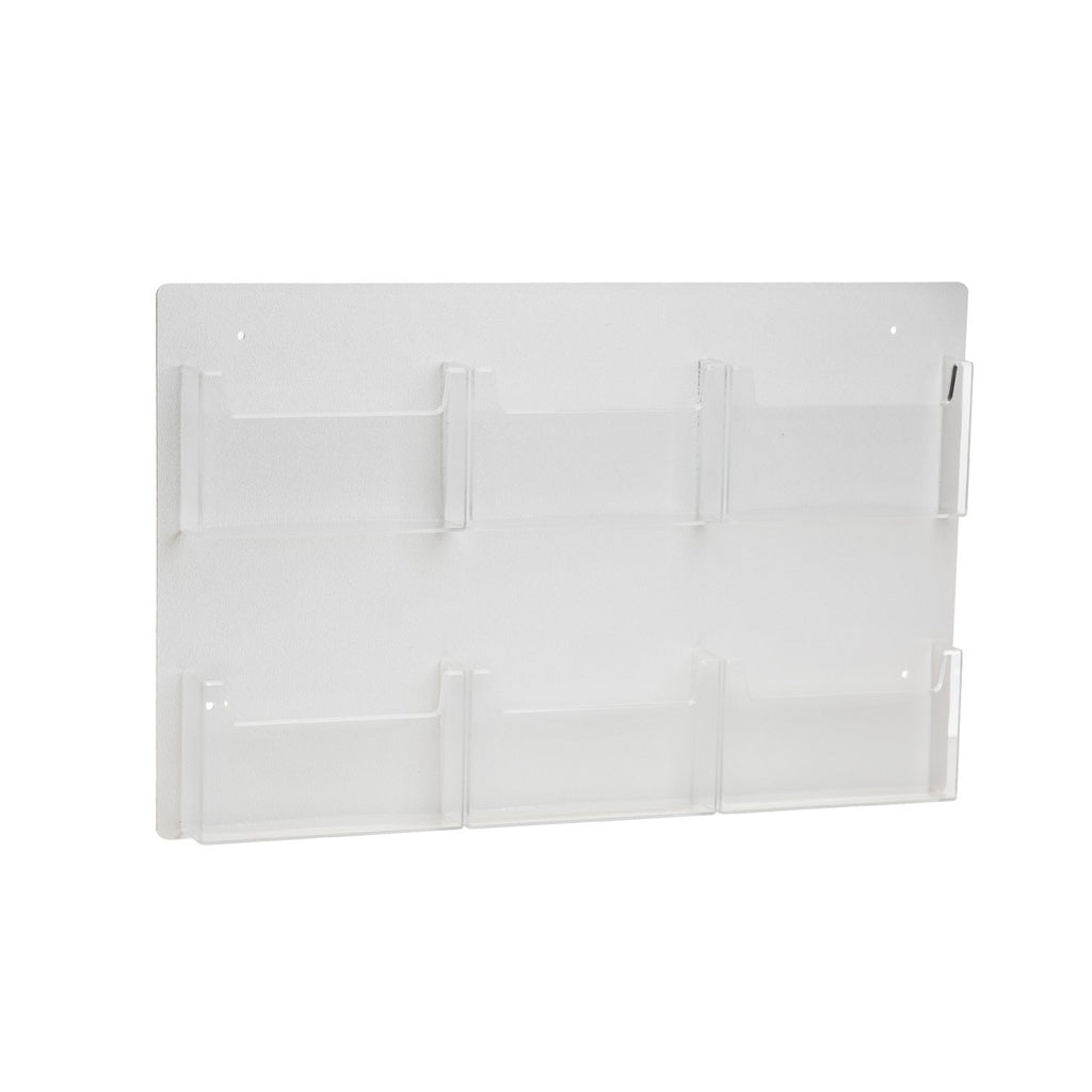 6 Pocket Postcard Holder for Wall Mount