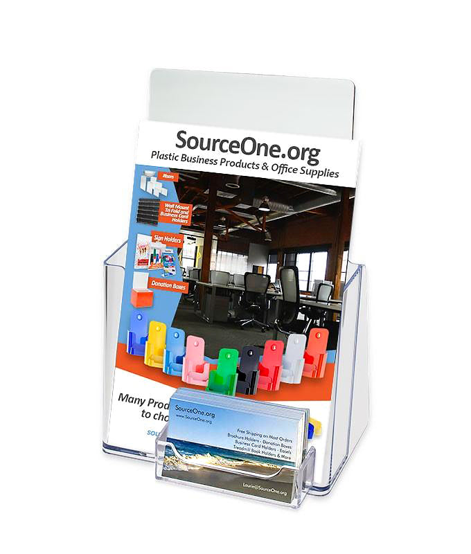 6″ Wide Premium Bifold Brochure Holder