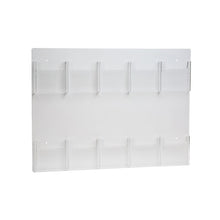 Load image into Gallery viewer, 10 pocket wall mount trifold brochure holder