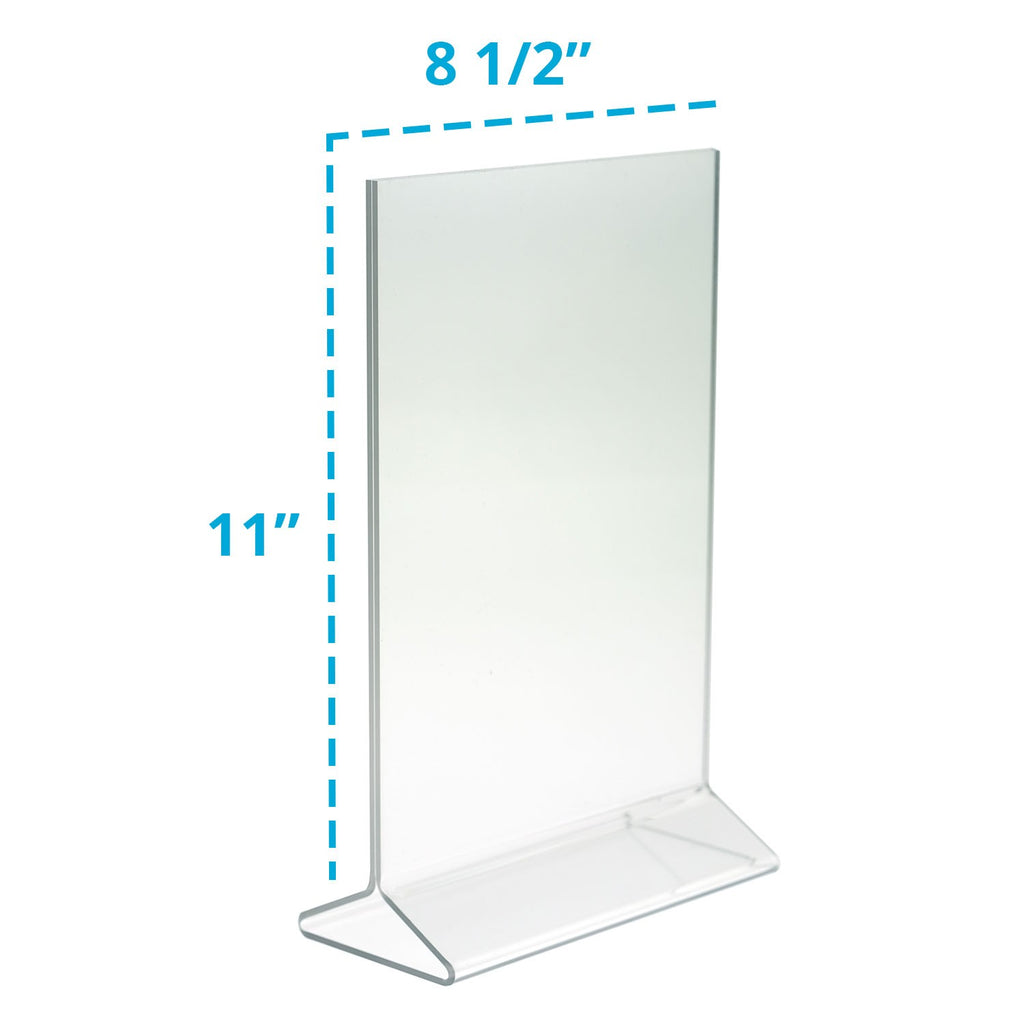 Upright & Top Loading Table Tent Sign Holder
