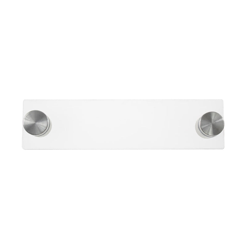 8" x 2" Rectangle Door Sign with Standoffs