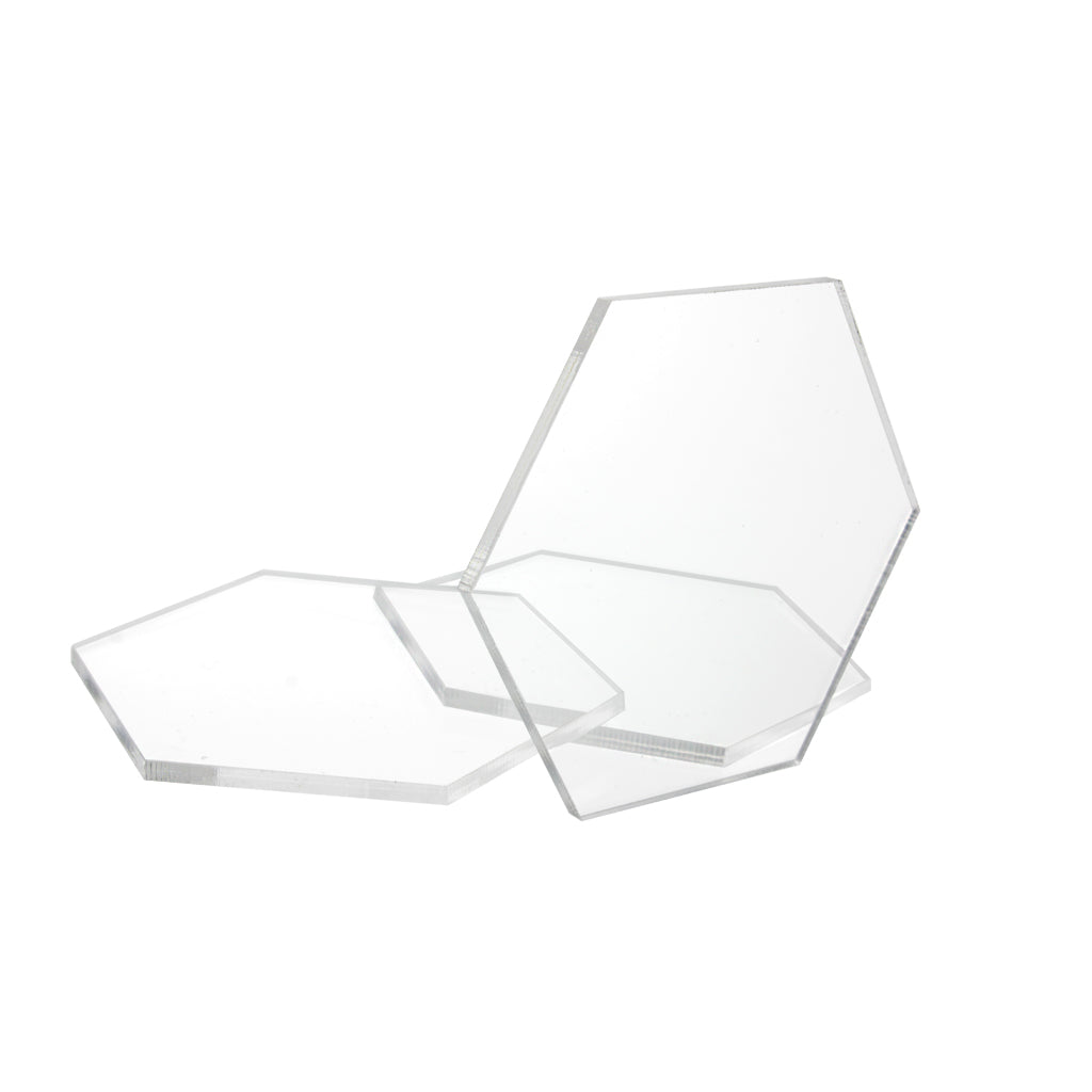 Clear Acrylic Hexagon