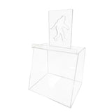 Acrylic Display Case for Books and DVDs with Custom Logo Cutout