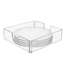 Load image into Gallery viewer, Clear Acrylic Coasters &  Coaster Holders
