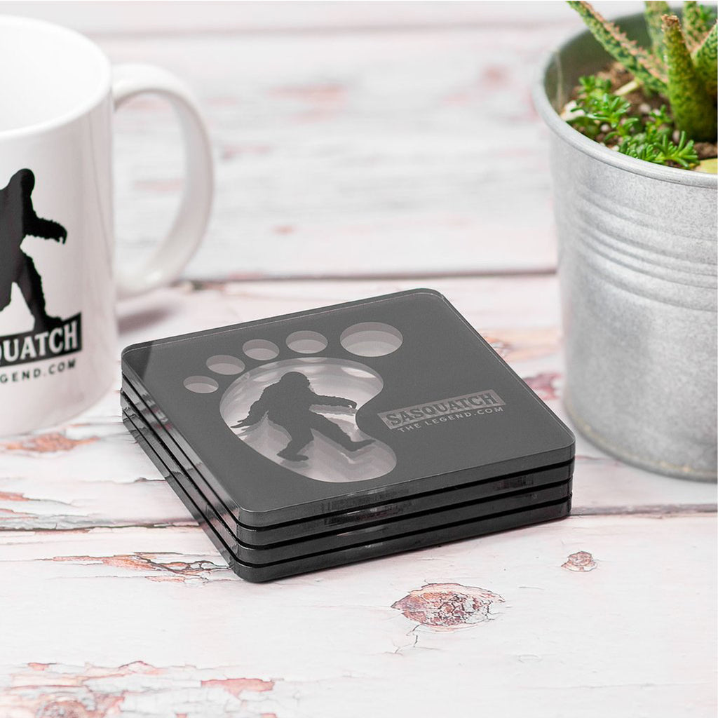 Clear Acrylic Coasters &  Coaster Holders