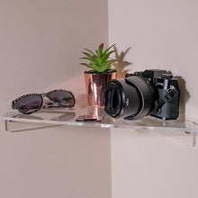 Load image into Gallery viewer, Clear Acrylic Corner Shelf