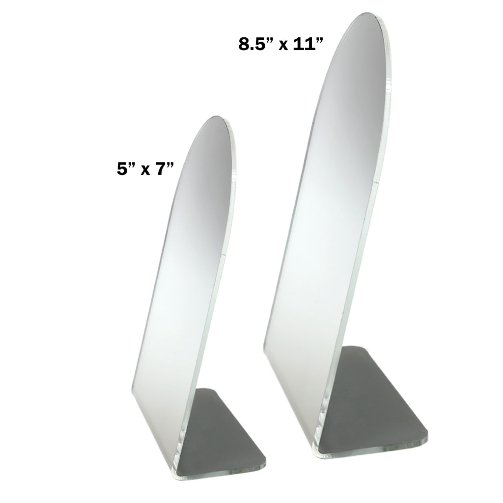 Premium Counter top Acrylic Mirror for Cosmetics Counter Display