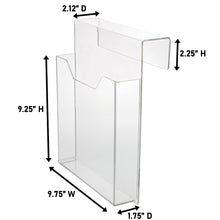 Load image into Gallery viewer, Cubicle File Holder with Hang-Over Rear Hook