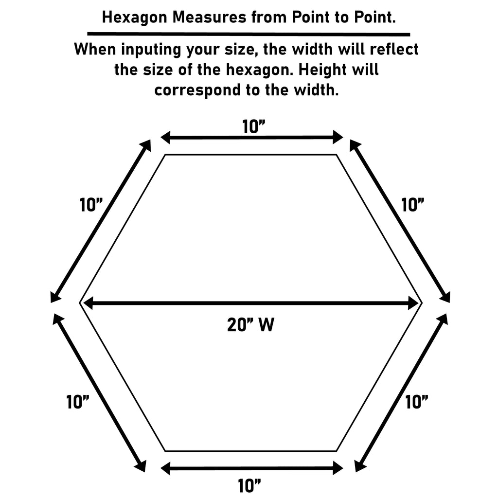 Corrugated Plastic Hexagon