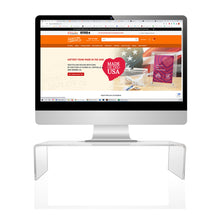 Load image into Gallery viewer, Acrylic Monitor Stand or Monitor Riser