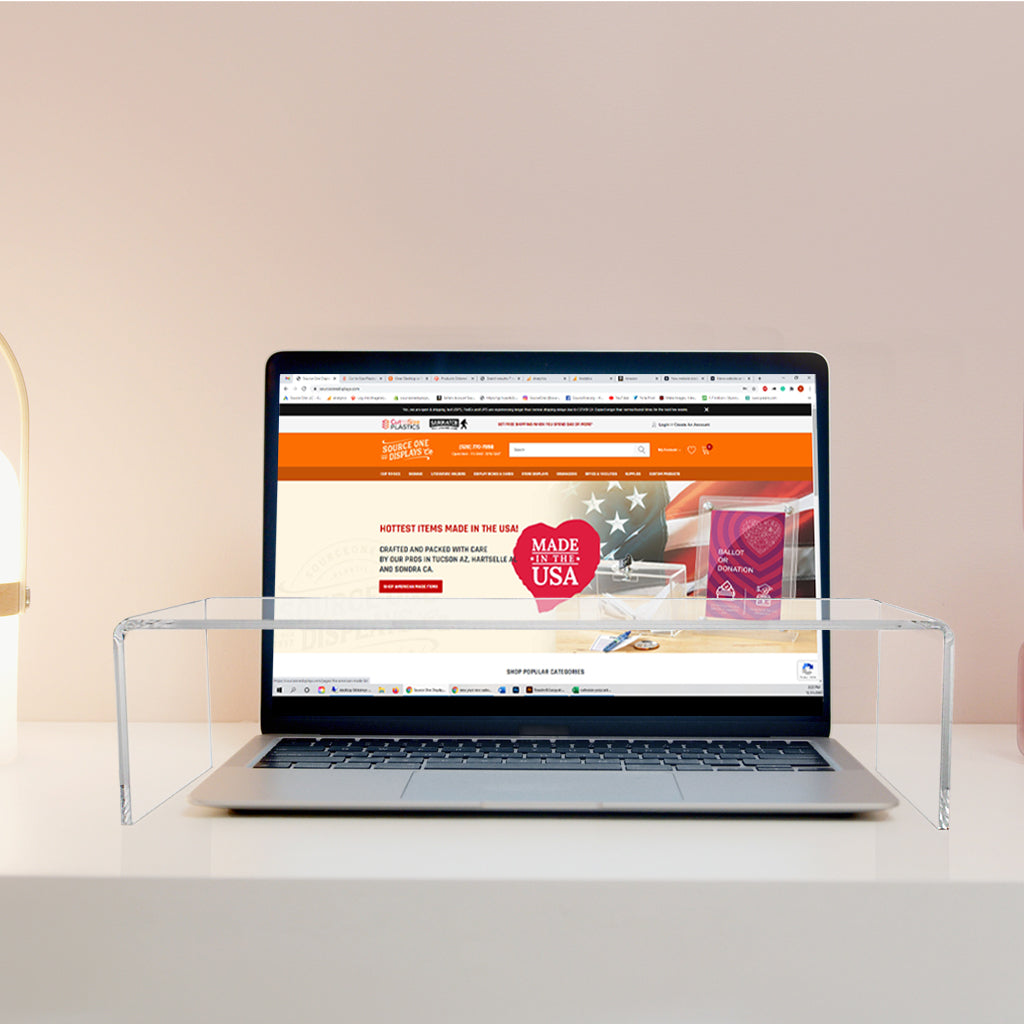 Acrylic Monitor Stand or Monitor Riser