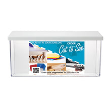 Load image into Gallery viewer, 9″ x 4″ Outdoor Brochure Holder, White Lid