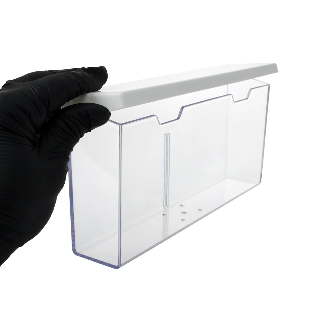 9″ x 4″ Outdoor Brochure Holder, White Lid