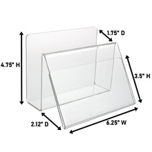 Load image into Gallery viewer, Acrylic Desk Organizer with Picture or Postcard Display