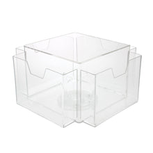 Load image into Gallery viewer, 4 Pocket Rotating Greeting Card Display, 7" x 5"