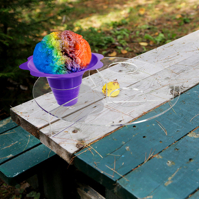 shaved ice holder 3 hole