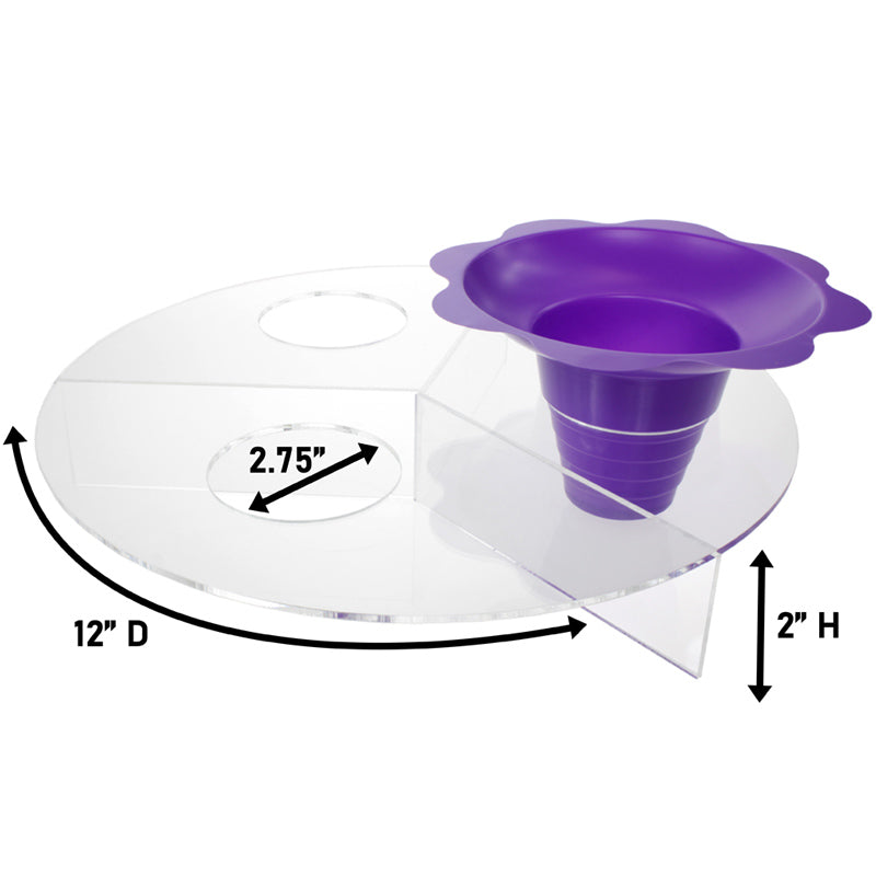 shaved ice holder 3 hole