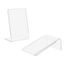 Load image into Gallery viewer, Mini Slant Back Sign Holder, 1.5" x 2"