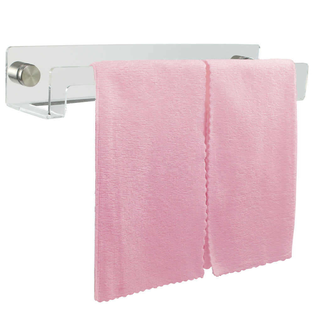 Elegant Heavy Duty Clear Acrylic Hand Towel Rack